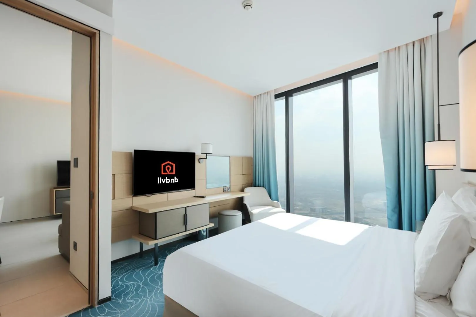 Livbnb -1B Coastal Living With Amazing Sea And Marina Views Dubai Apartment