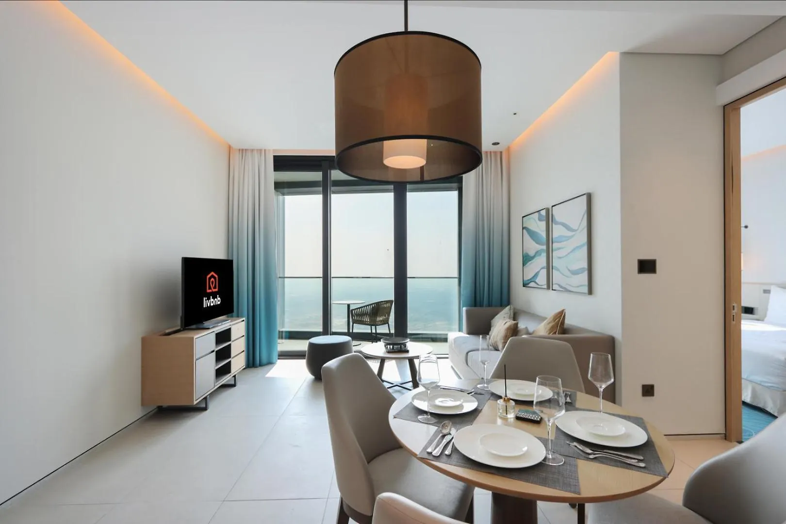 Livbnb -1B Coastal Living With Amazing Sea And Marina Views Dubai